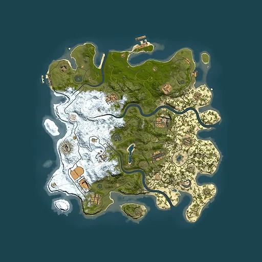 Rust map seed 1783351243, 4000x4000m top-down preview