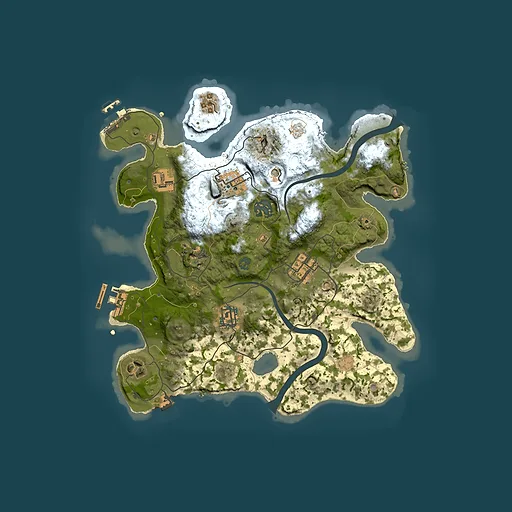 Rust map seed 1801816779, 3000x3000m top-down preview