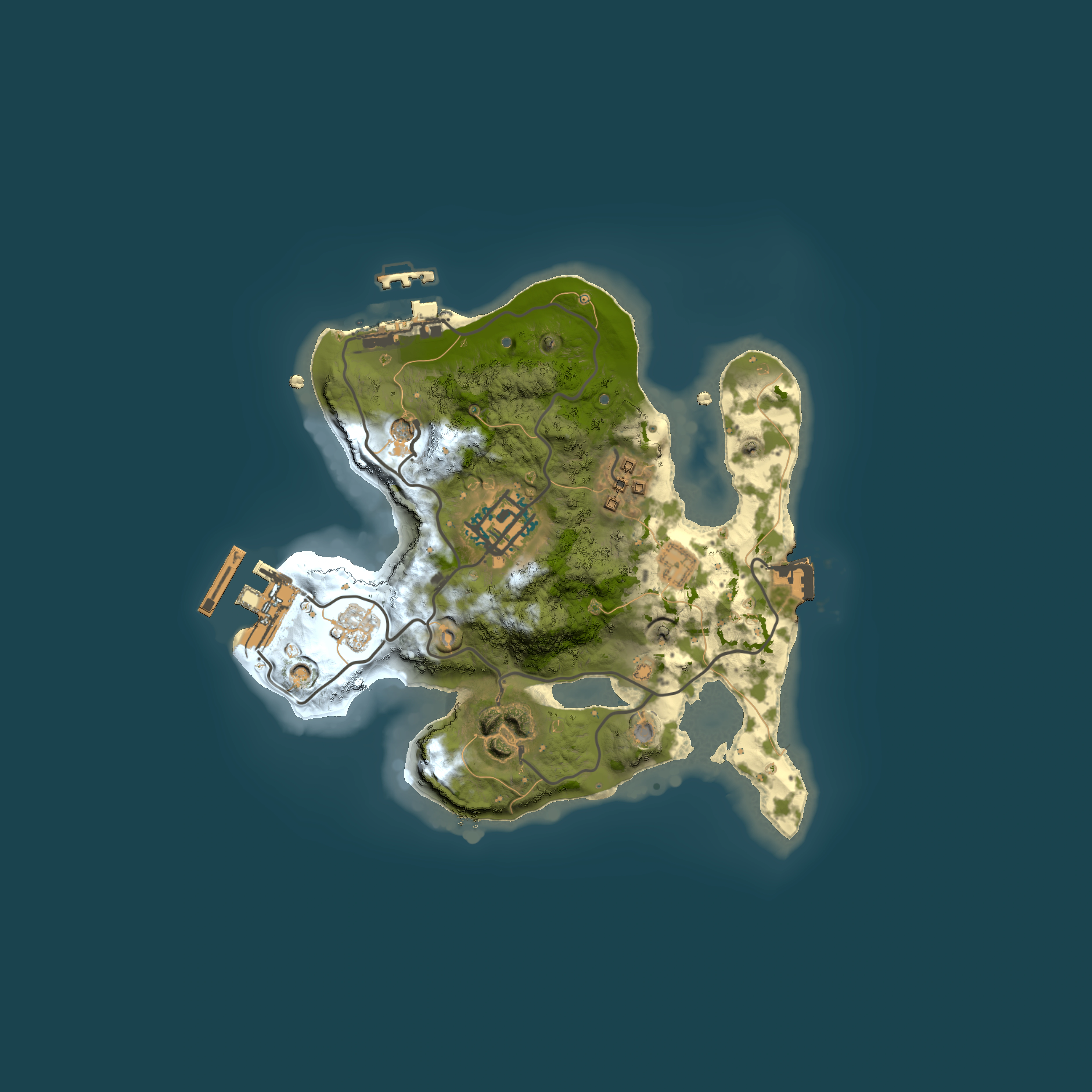 Full top-down render of Rust map seed 1227339544, 2000x2000m