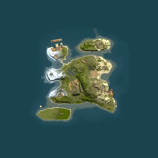 Rust map seed 148869801, 2000x2000m top-down preview