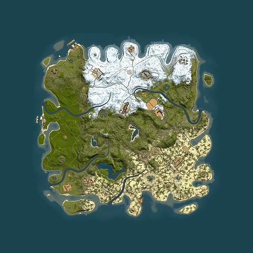 Rust map seed 706494930, 4500x4500m top-down preview