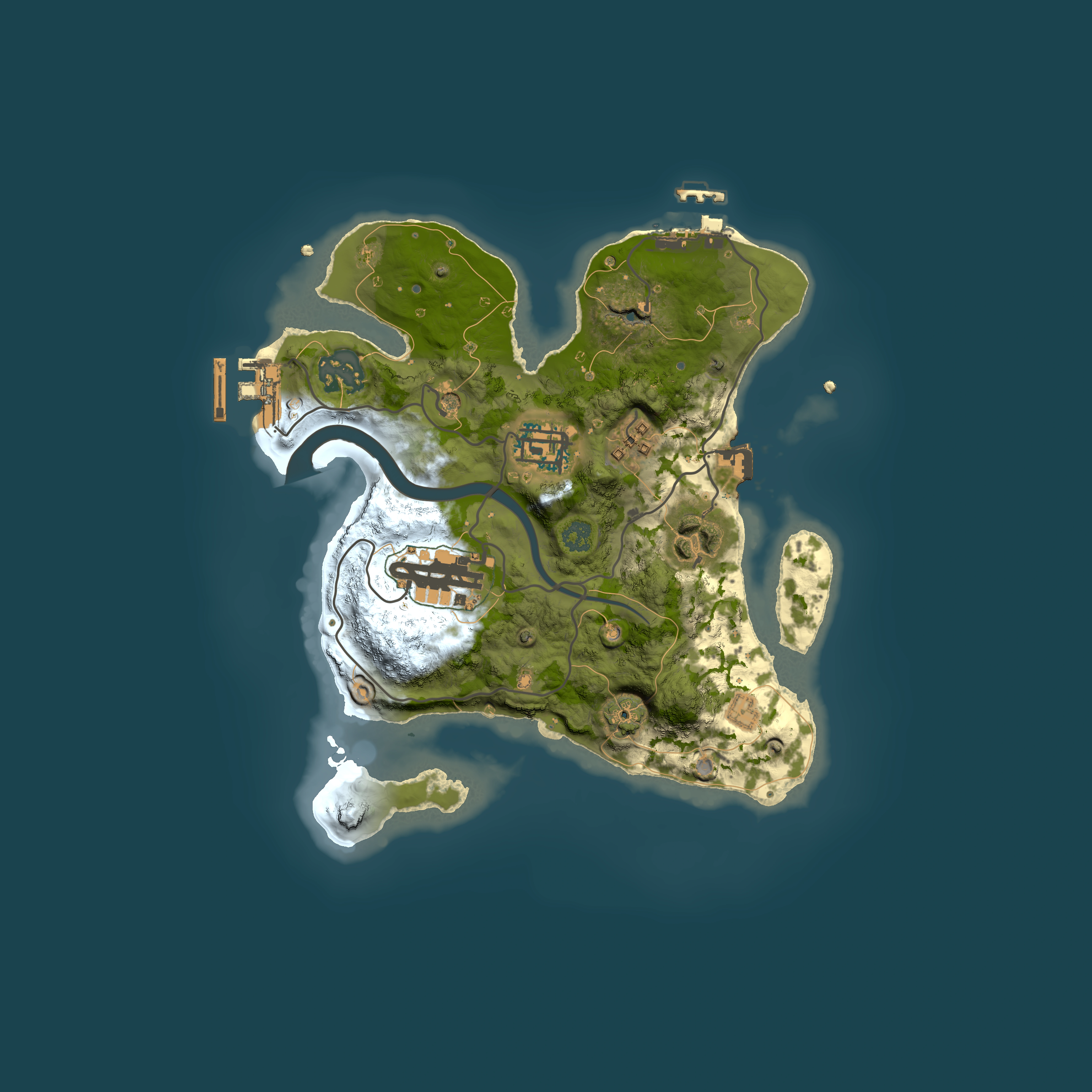 Full top-down render of Rust map seed 941499307, 2500x2500m