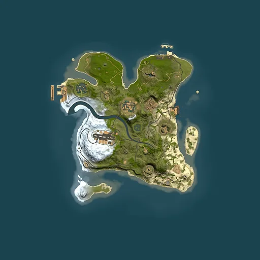 Rust map seed 941499307, 2500x2500m top-down preview