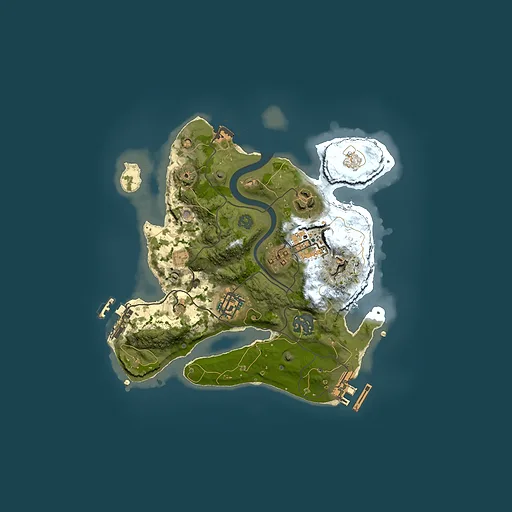 Rust map seed 1827497627, 2500x2500m top-down preview