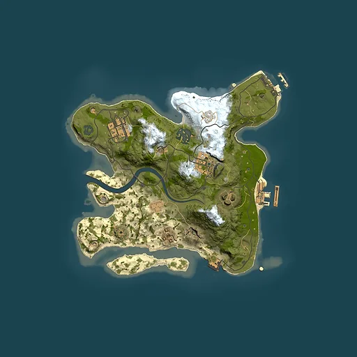 Rust map seed 603954901, 2500x2500m top-down preview