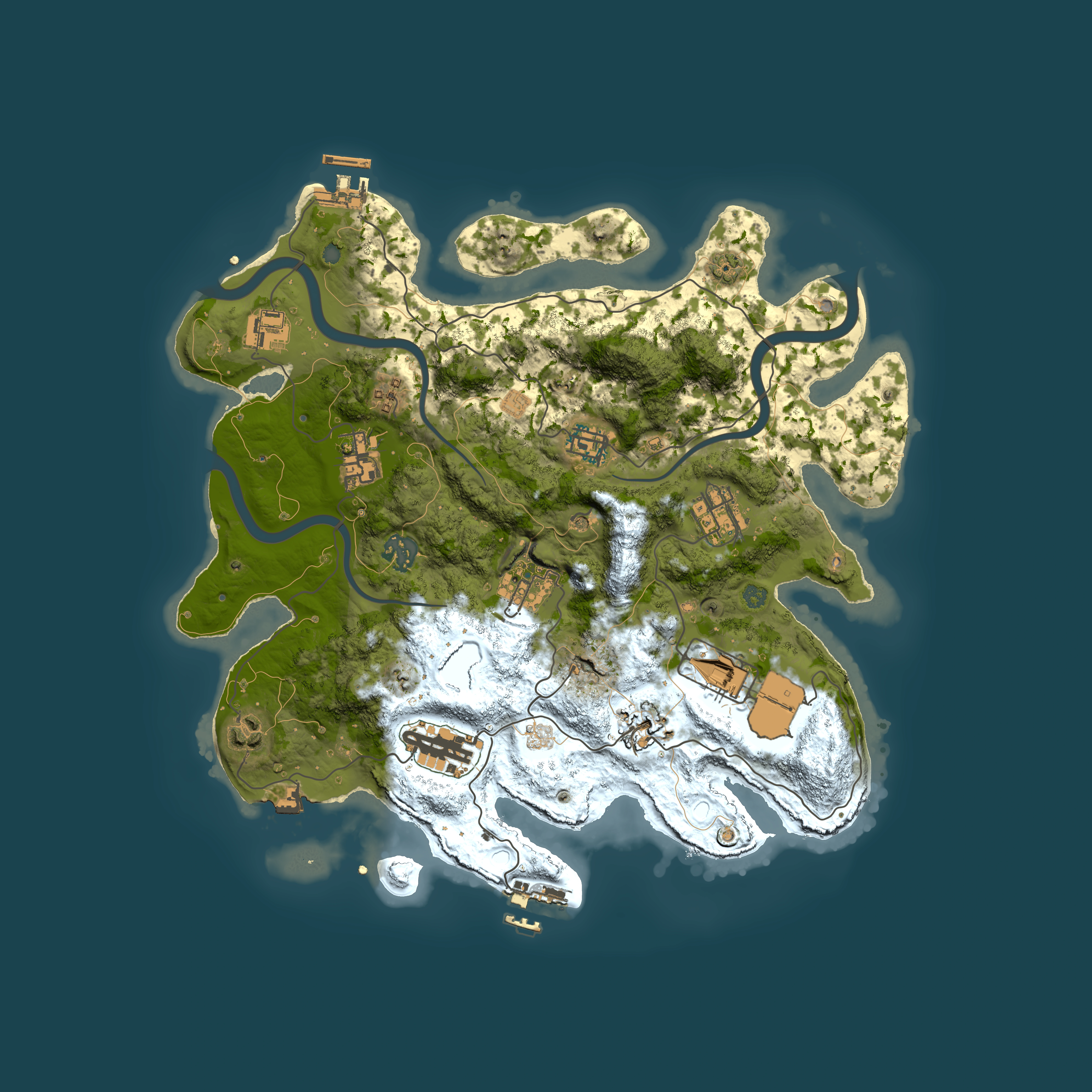 Full top-down render of Rust map seed 1202302959, 3500x3500m