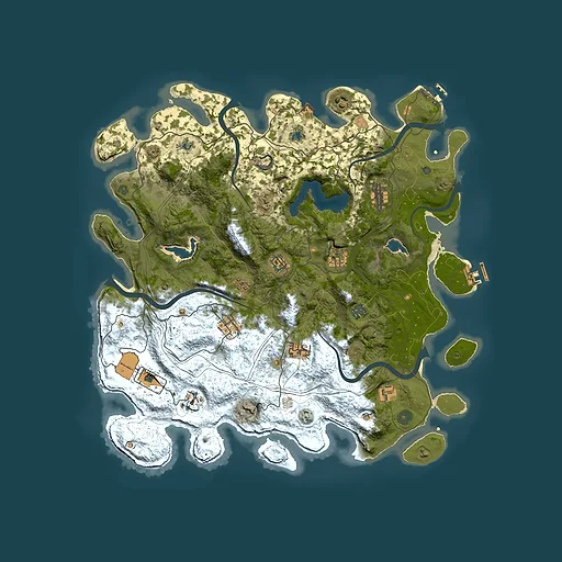 Rust map seed 1503880607, 4500x4500m top-down preview
