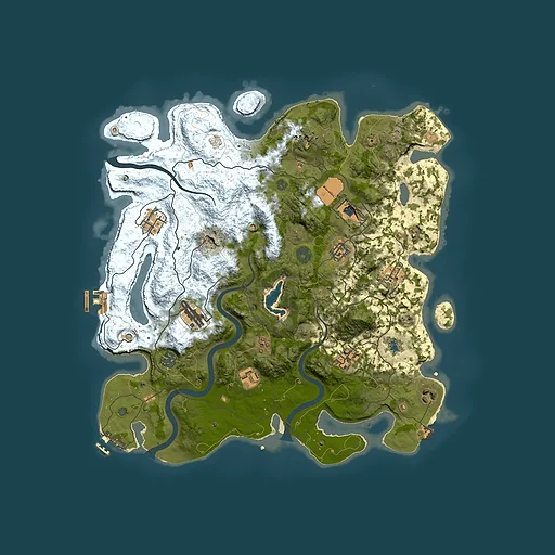 Rust map seed 1010494917, 4000x4000m top-down preview
