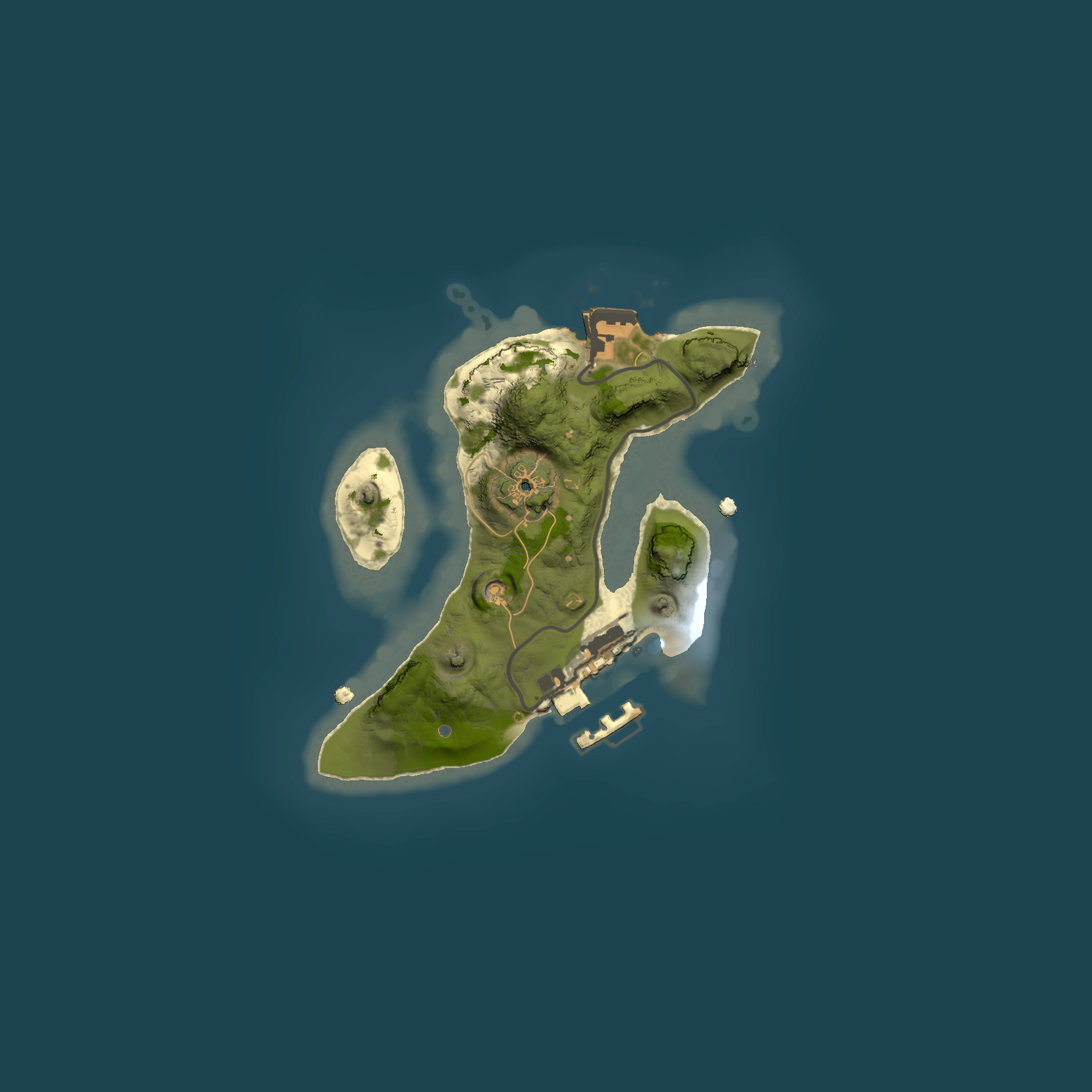 Full top-down render of Rust map seed 2023792742, 1500x1500m