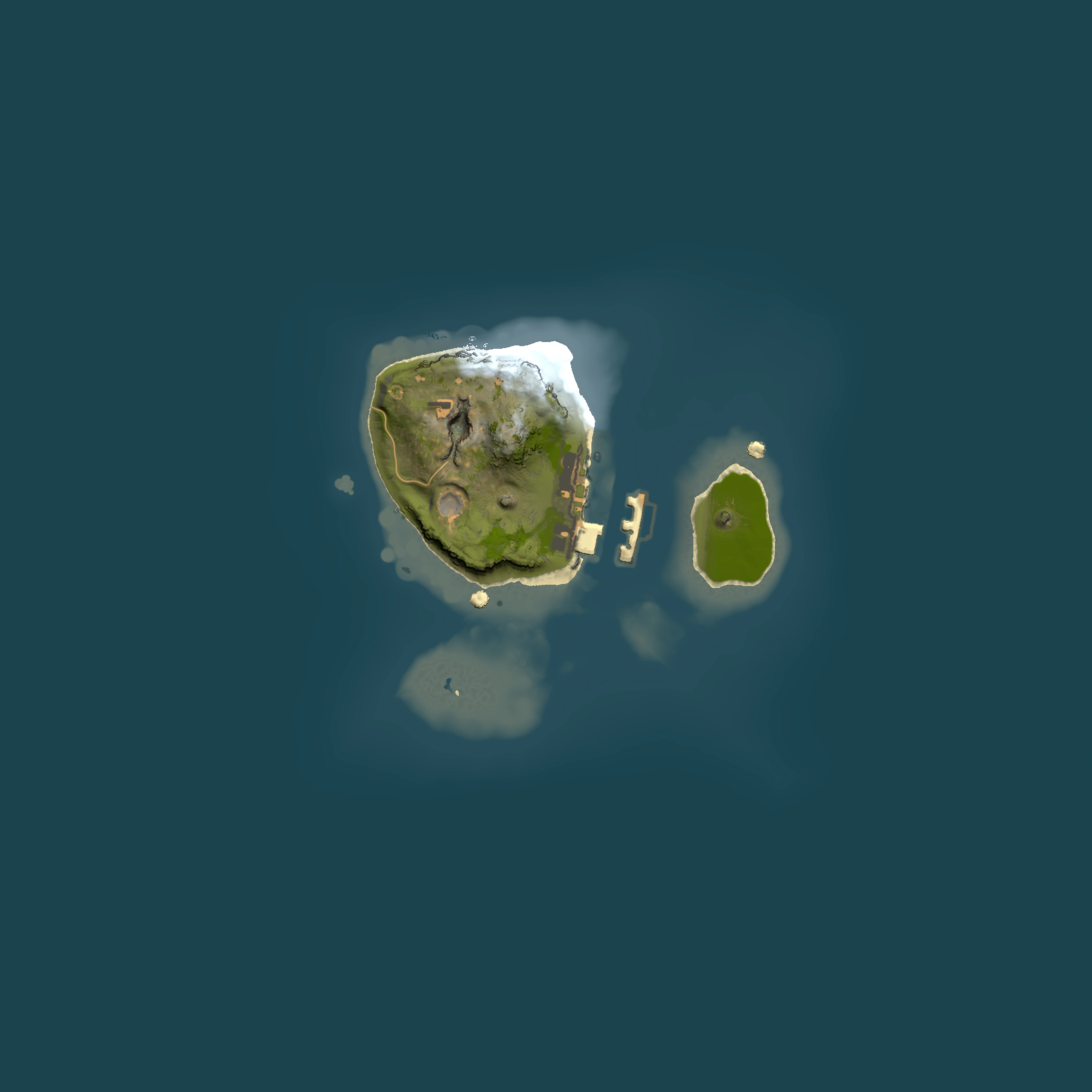 Full top-down render of Rust map seed 1323690215, 1500x1500m