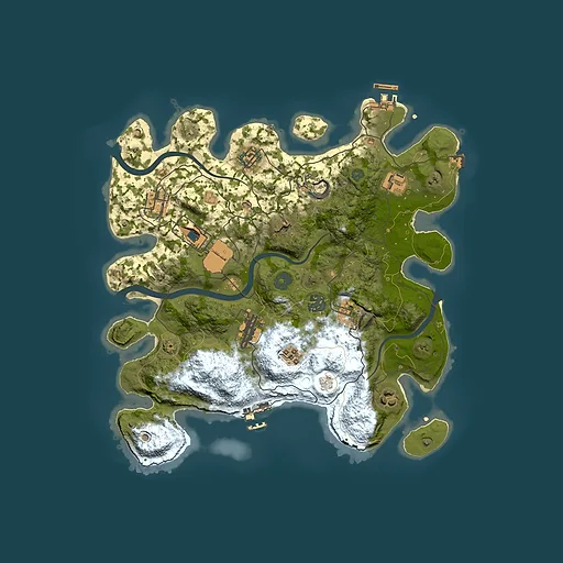 Rust map seed 549550249, 3500x3500m top-down preview
