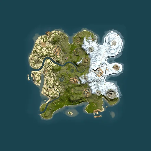 Rust map seed 994916209, 3000x3000m top-down preview