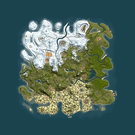 Rust map seed 1752979533, 4500x4500m top-down preview