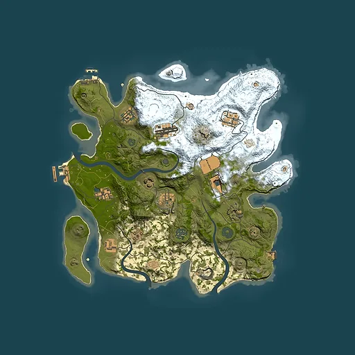 Rust map seed 1272202782, 3500x3500m top-down preview