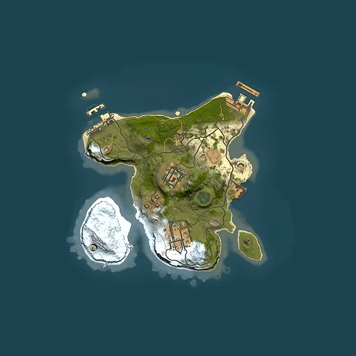 Rust map seed 258151804, 2000x2000m top-down preview