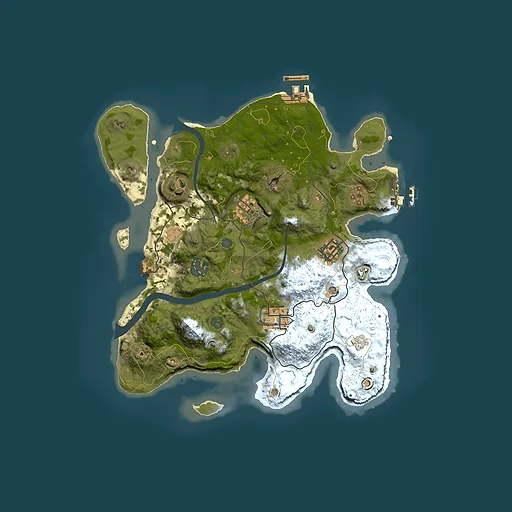 Rust map seed 1040987071, 3000x3000m top-down preview