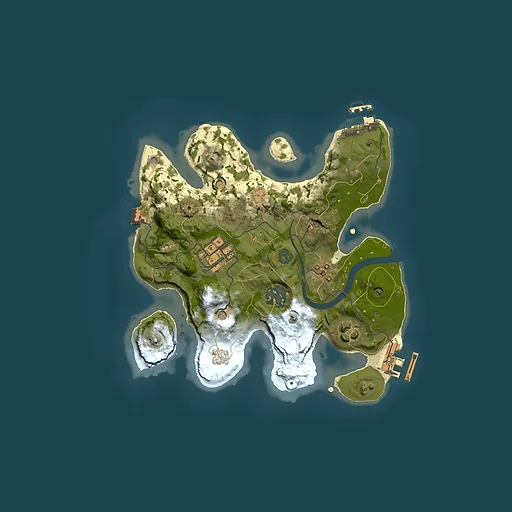 Rust map seed 1361991944, 2500x2500m top-down preview