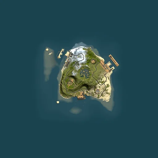 Rust map seed 1546958140, 1500x1500m top-down preview