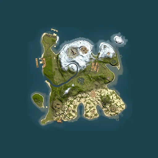 Rust map seed 1924690509, 2500x2500m top-down preview