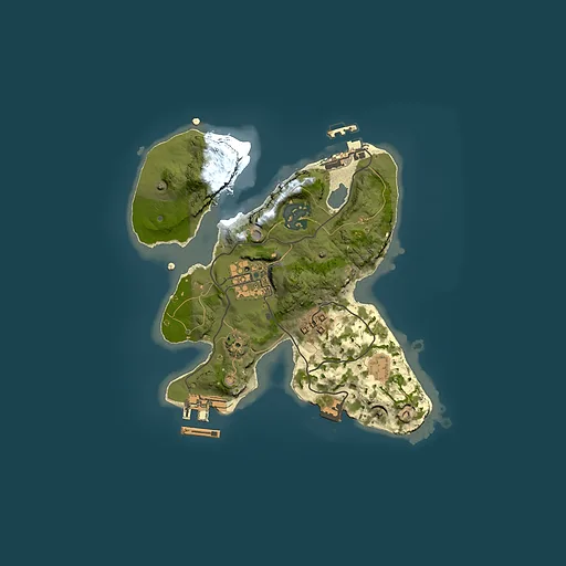 Rust map seed 1264663369, 2000x2000m top-down preview