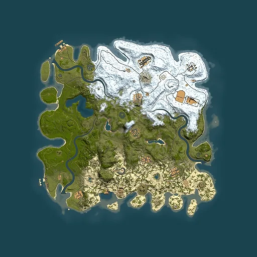 Rust map seed 1586316890, 4500x4500m top-down preview