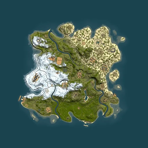 Rust map seed 710594520, 4000x4000m top-down preview