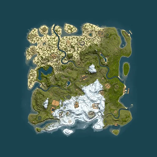 Rust map seed 892083292, 4500x4500m top-down preview