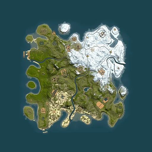 Rust map seed 1159191635, 4000x4000m top-down preview