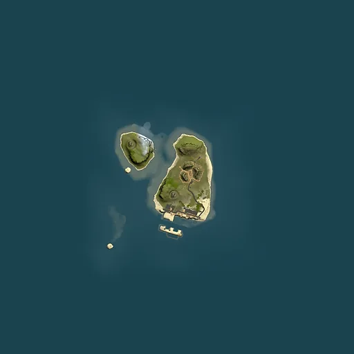 Rust map seed 1260610129, 1500x1500m top-down preview