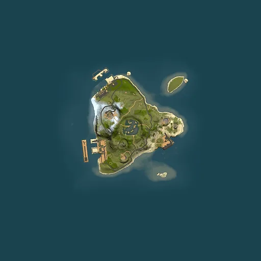 Rust map seed 1819121885, 1500x1500m top-down preview