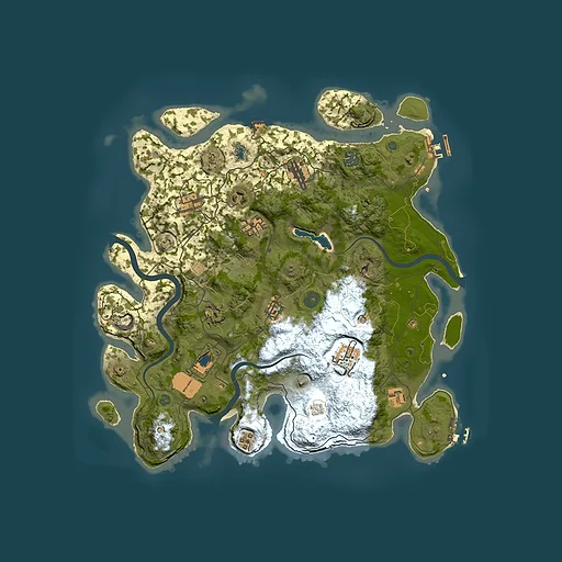Rust map seed 1752913525, 4000x4000m top-down preview