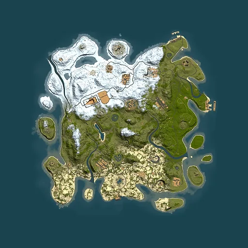 Rust map seed 1048877746, 4000x4000m top-down preview