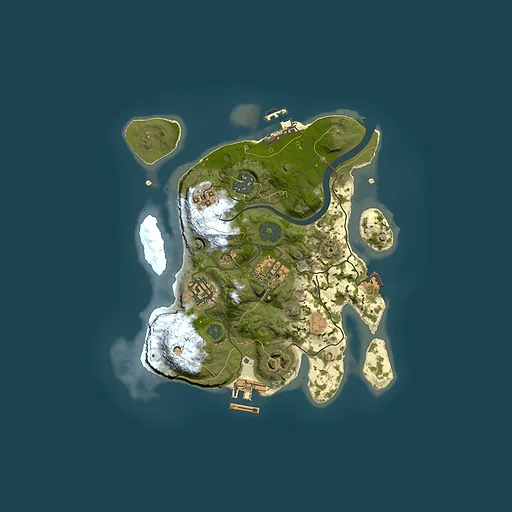 Rust map seed 1670771315, 2500x2500m top-down preview