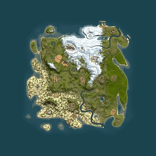 Rust map seed 2019752309, 4000x4000m top-down preview