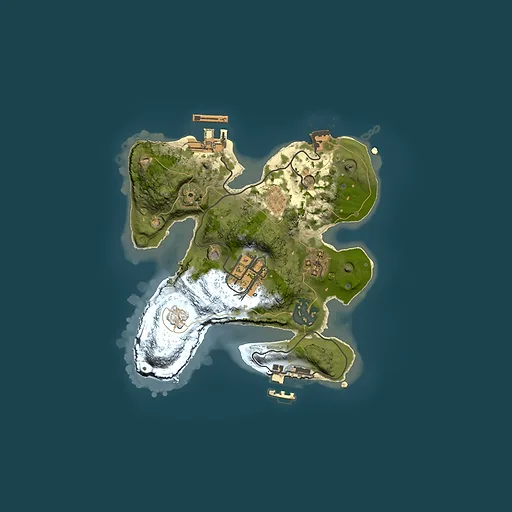 Rust map seed 118671767, 2000x2000m top-down preview