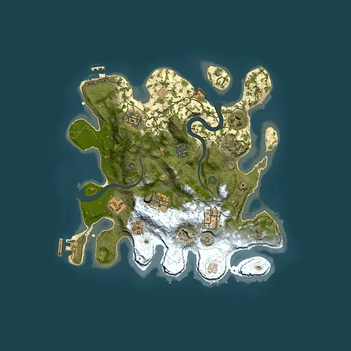 Rust map seed 317634916, 3000x3000m top-down preview