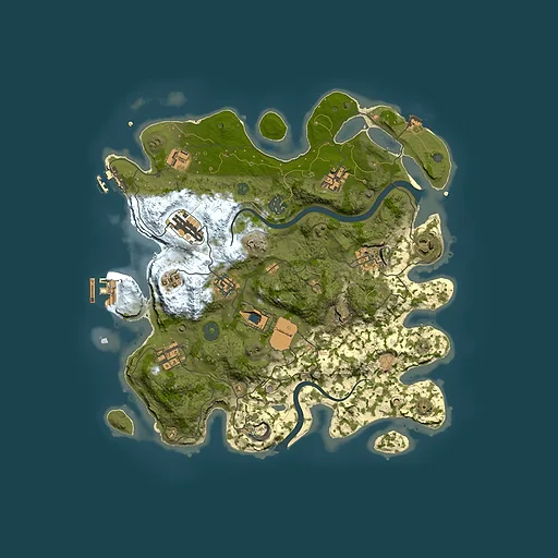 Rust map seed 785806563, 3500x3500m top-down preview