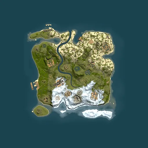 Rust map seed 1449253370, 3000x3000m top-down preview