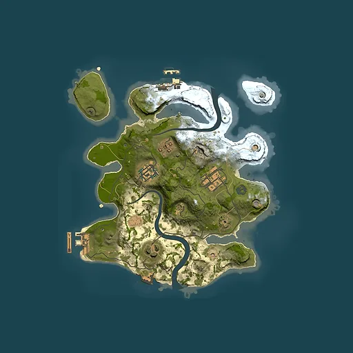 Rust map seed 708317697, 2500x2500m top-down preview