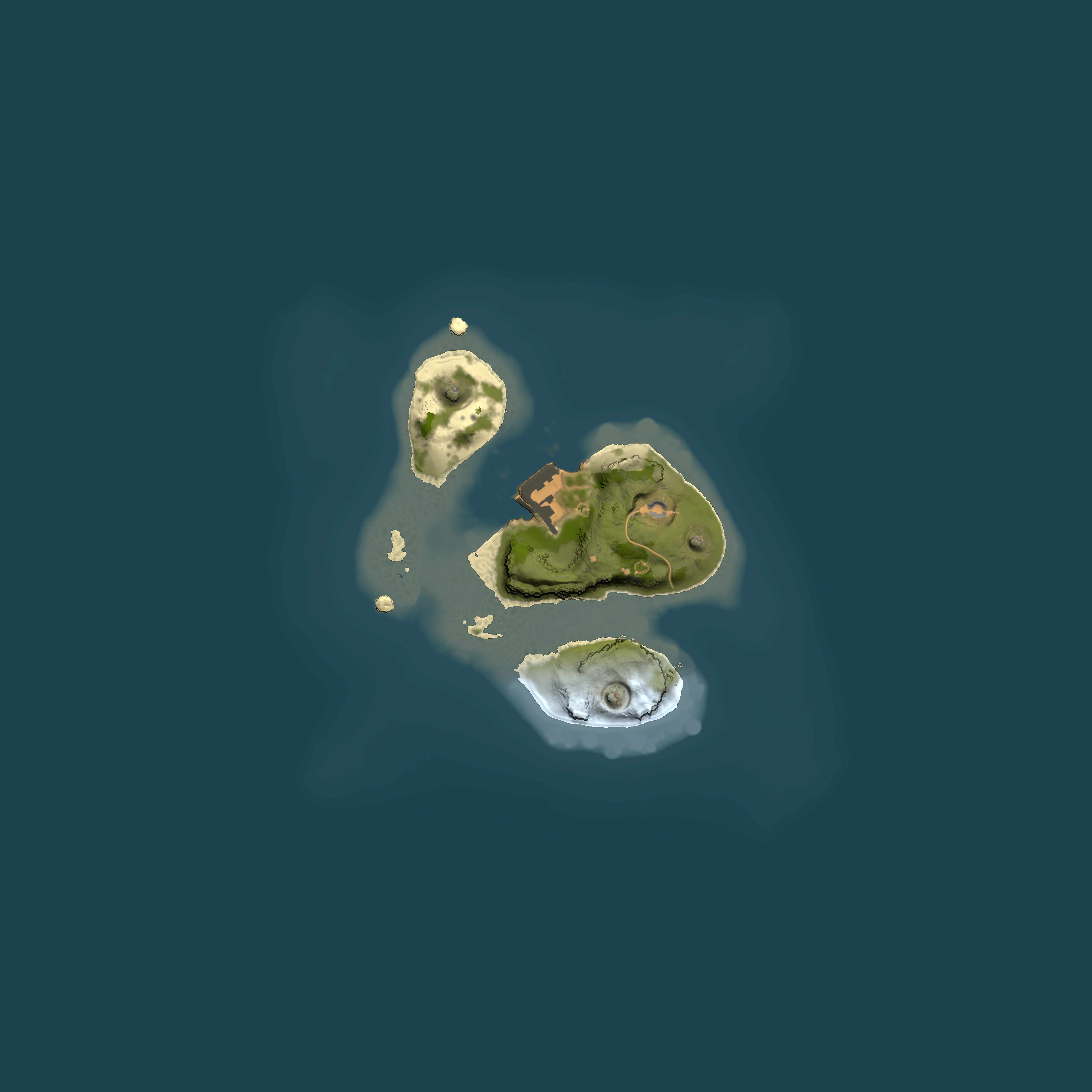 Full top-down render of Rust map seed 8221101, 1500x1500m