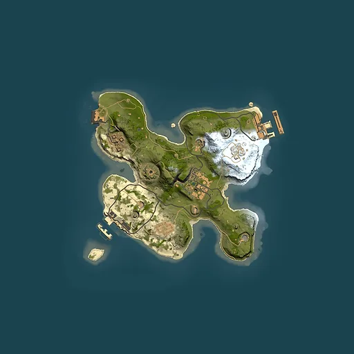 Rust map seed 699612717, 2000x2000m top-down preview