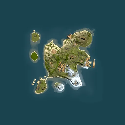 Rust map seed 4311606, 2000x2000m top-down preview
