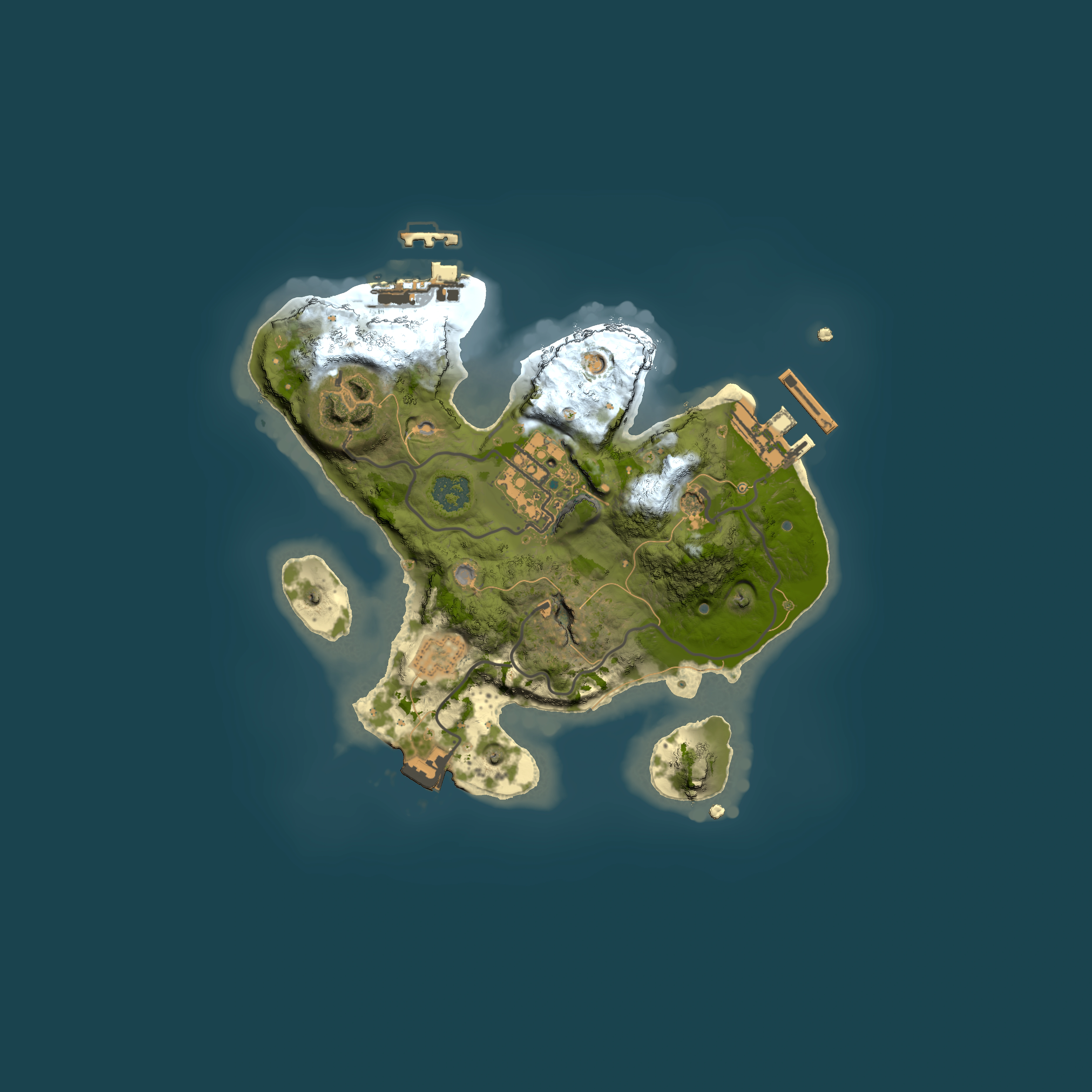 Full top-down render of Rust map seed 538361203, 2000x2000m