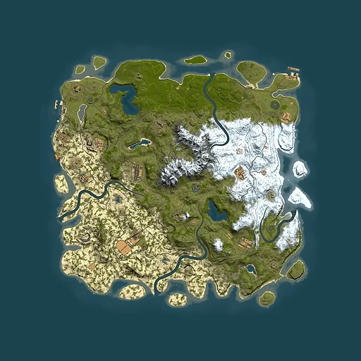 Rust map seed 1769552014, 5000x5000m top-down preview
