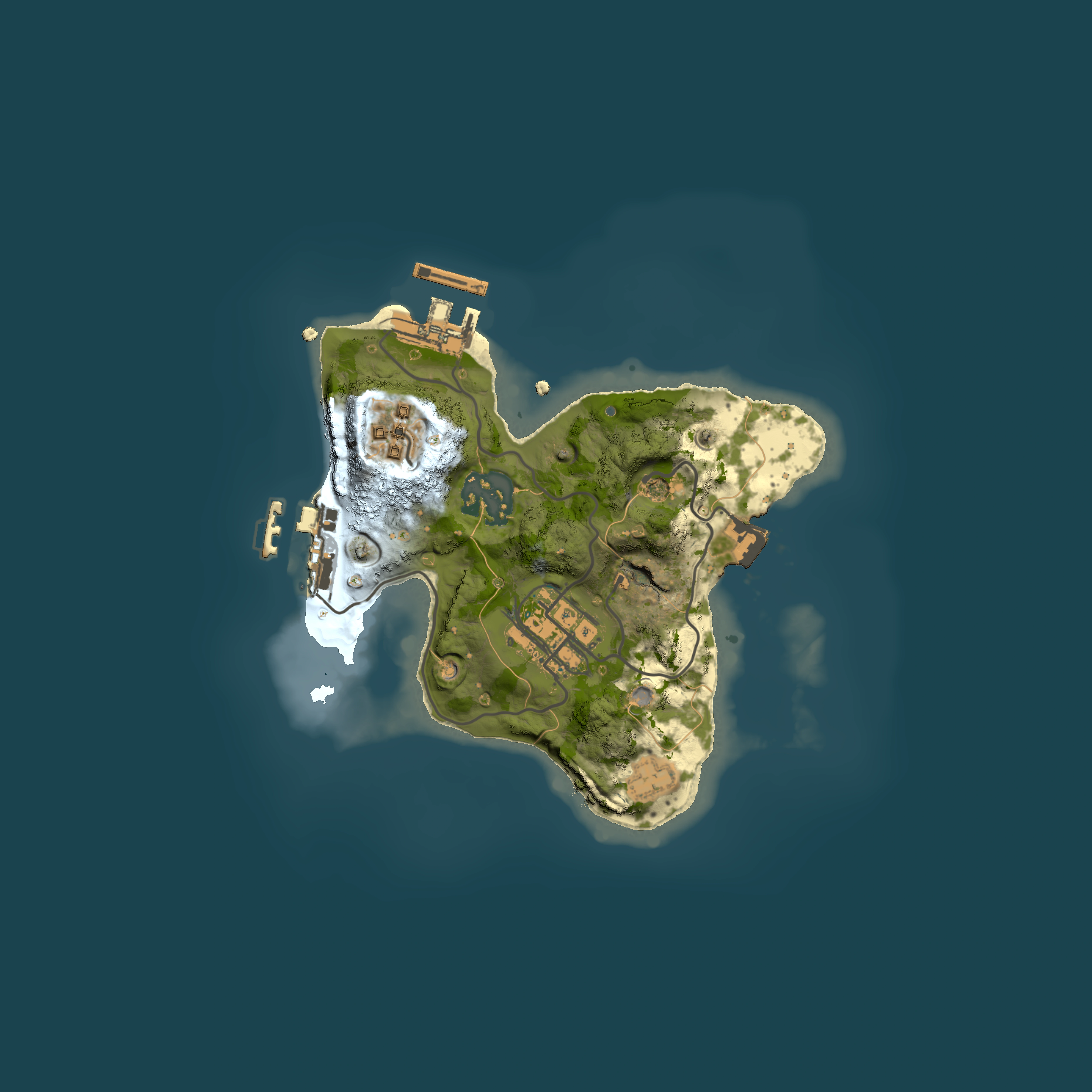 Full top-down render of Rust map seed 808085281, 2000x2000m