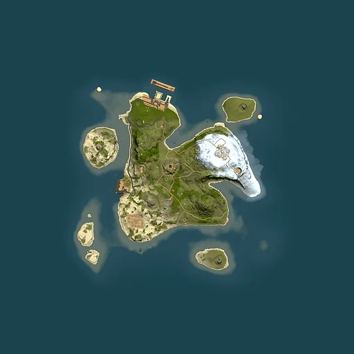 Rust map seed 1316826926, 2000x2000m top-down preview