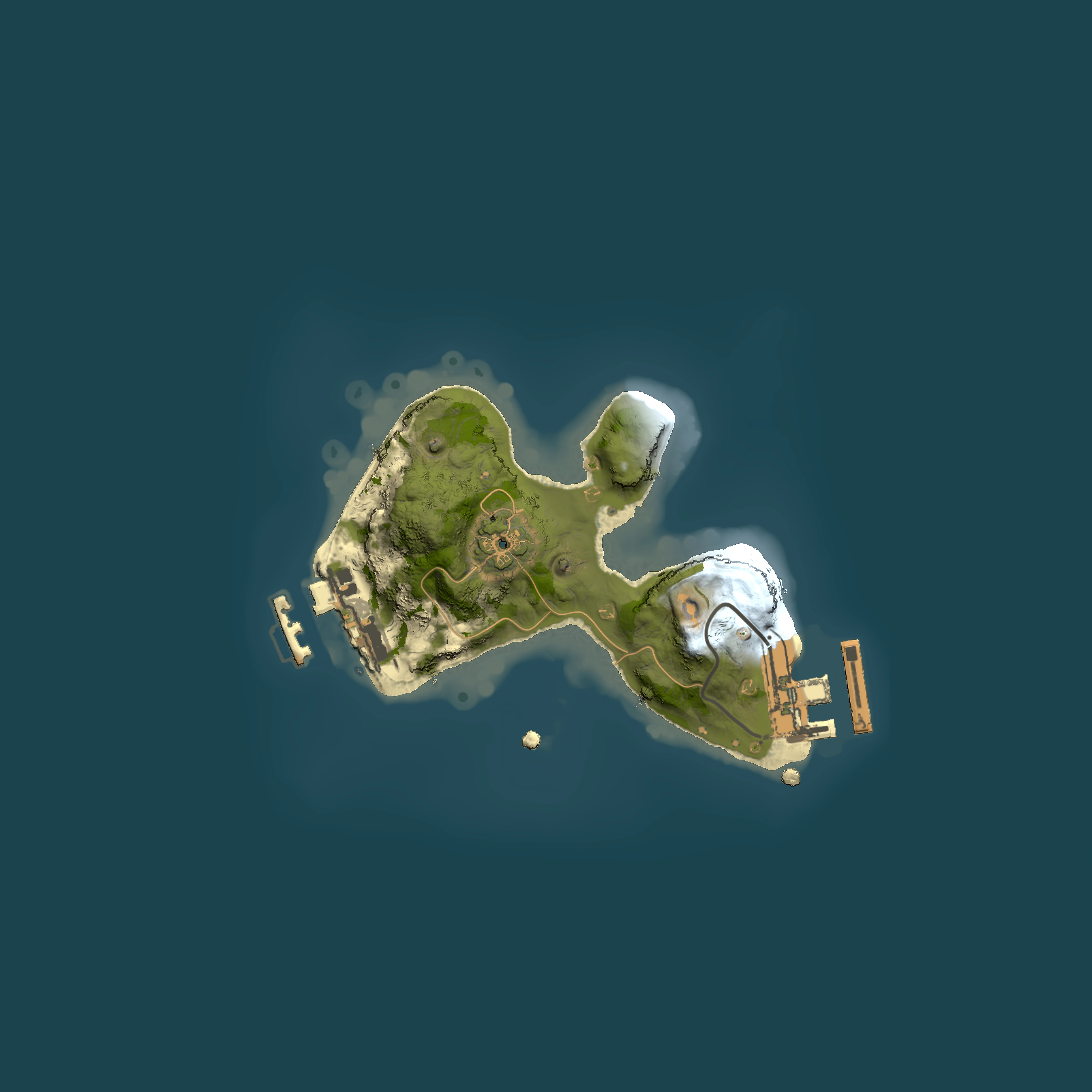 Full top-down render of Rust map seed 1315475622, 1500x1500m