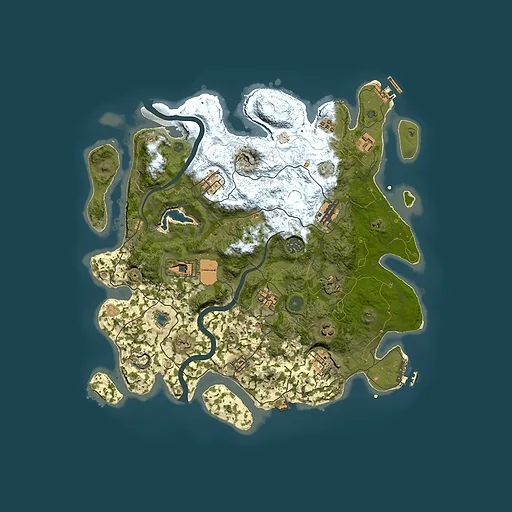 Rust map seed 652327920, 4000x4000m top-down preview