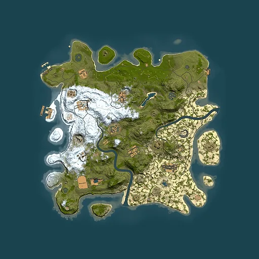 Rust map seed 1888426716, 4000x4000m top-down preview