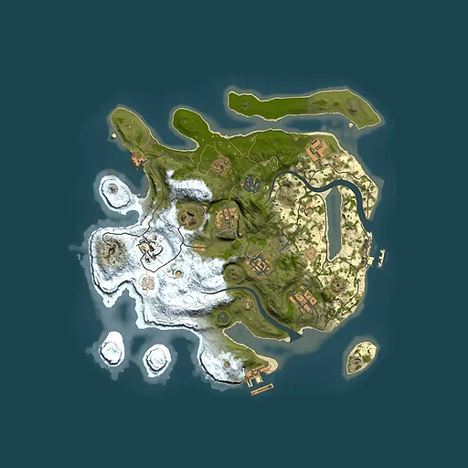 Rust map seed 996781177, 3000x3000m top-down preview